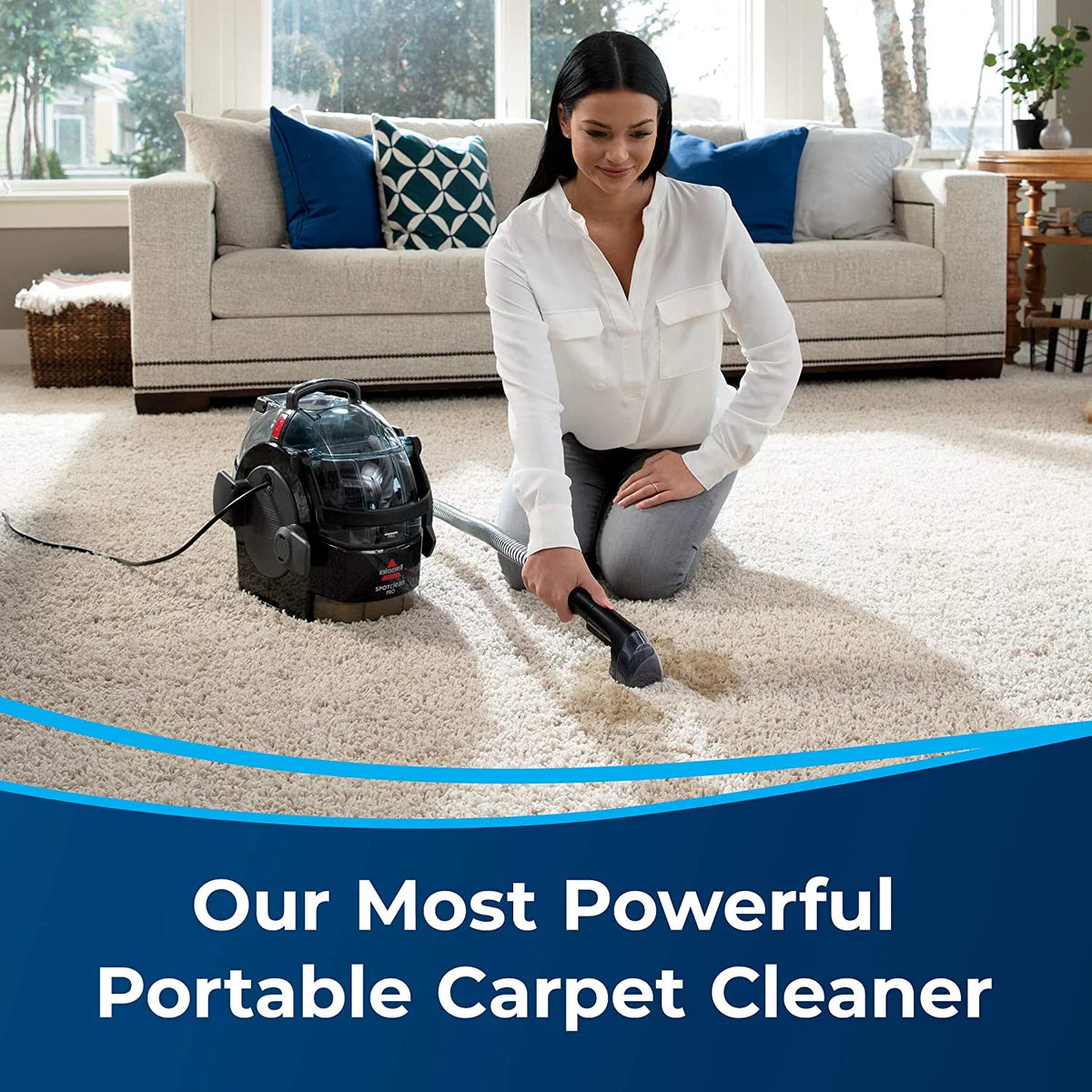 Lightweight Portable Carpet Cleaner, Black T652