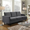 Gray Fabric 3-Seater Sofa C553
