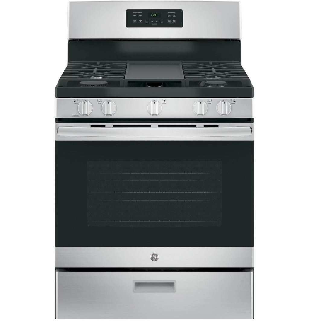 30 Free-Standing Gas Range Stainless Steel V1548