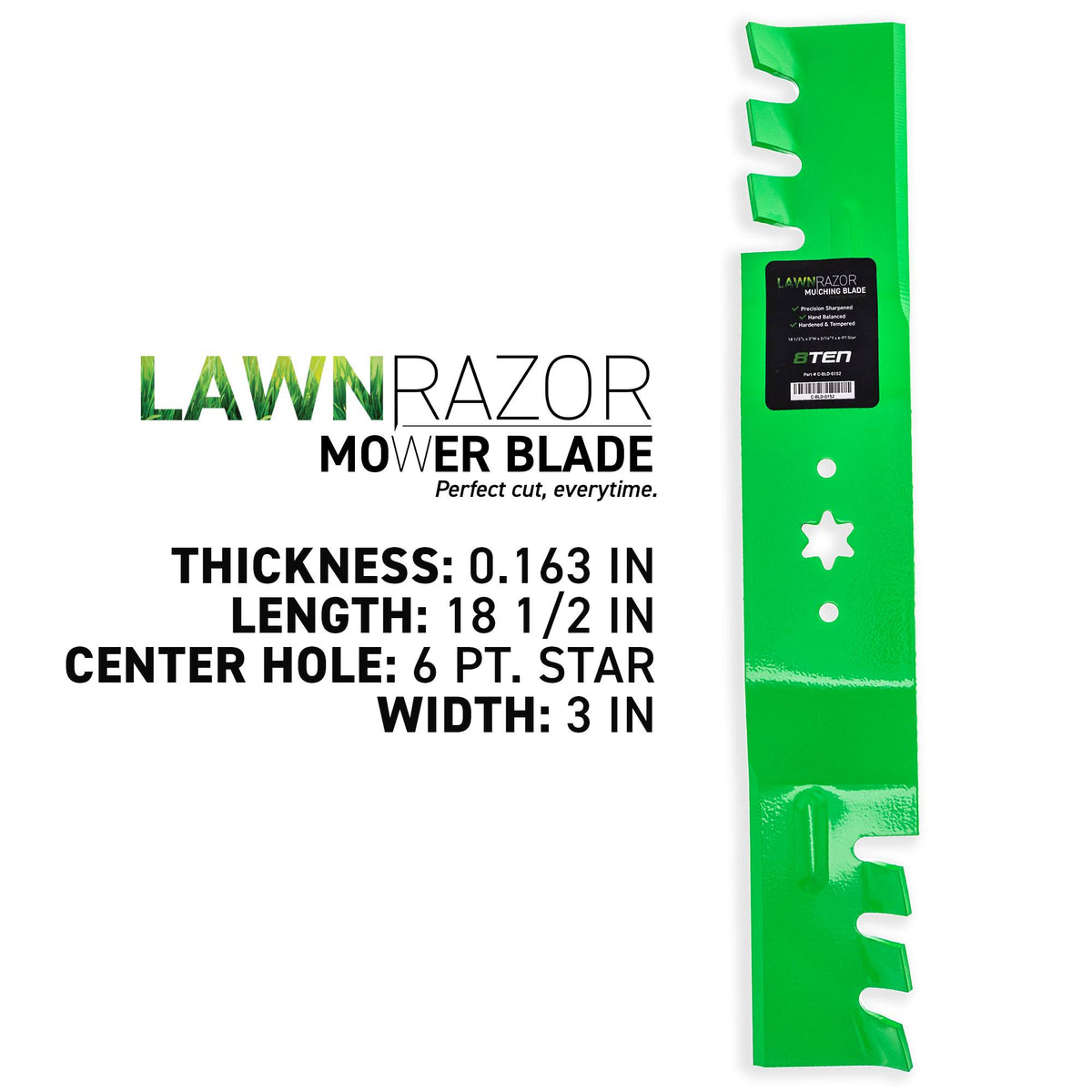 54 inch Mulching Blade 9 Pack F5621