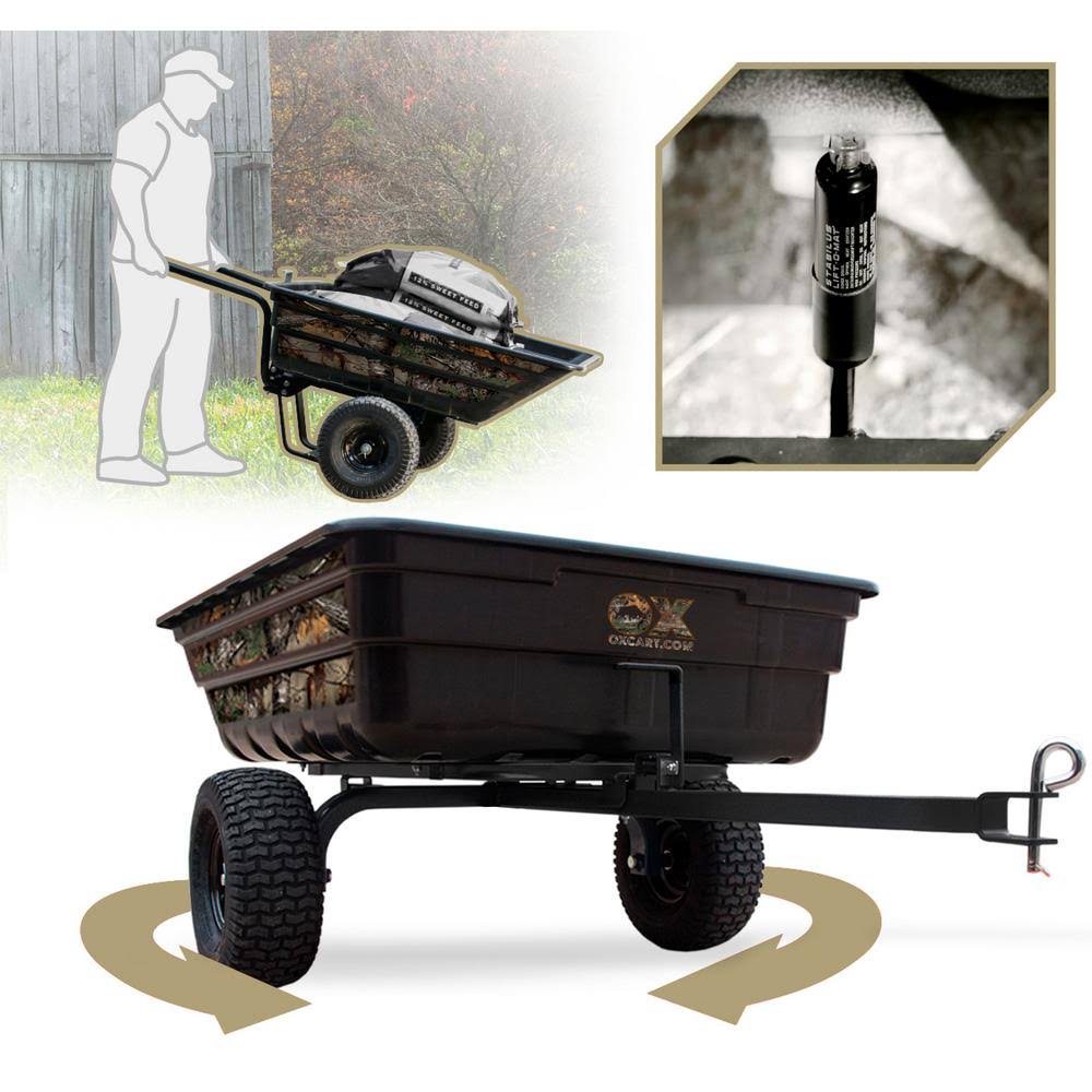 Lift-Assist Swivel Dump Cart A31997