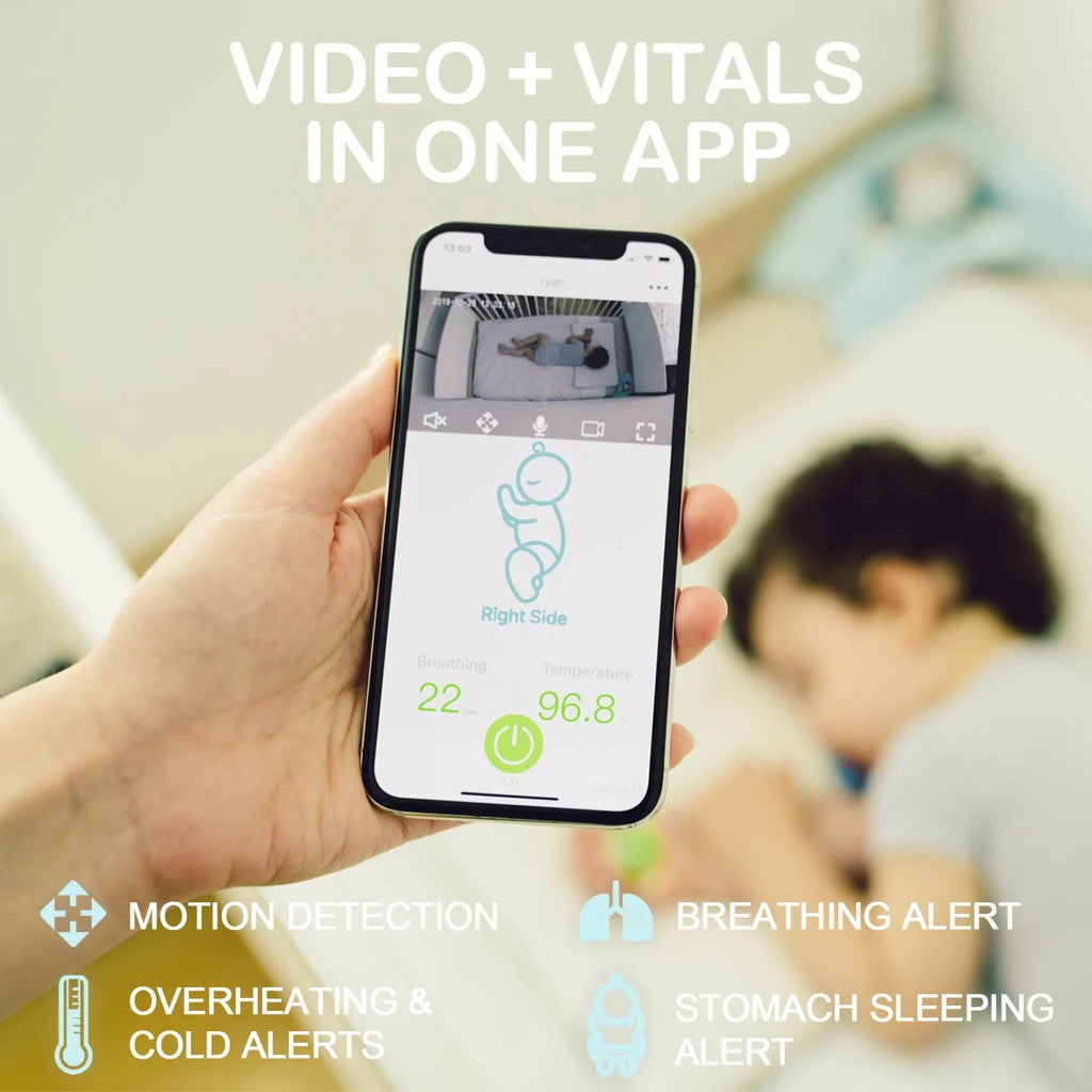 Video Breathing Baby Monitor with 1080p HD Camera Y849
