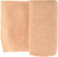 Tan Self Adherent Cohesive Bandage, 4IN x 5YD, Case of 18 P939995
