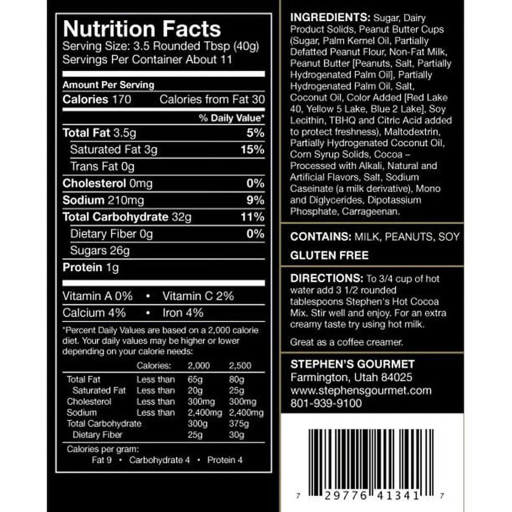 Peanut Butter Cup Hot Cocoa 1 lb Pack of 6 V1231