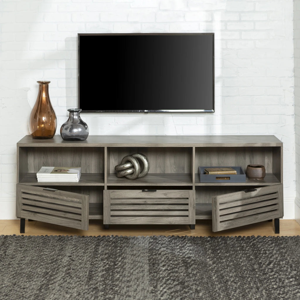 Slate Grey 3-Drawer TV Stand O592380
