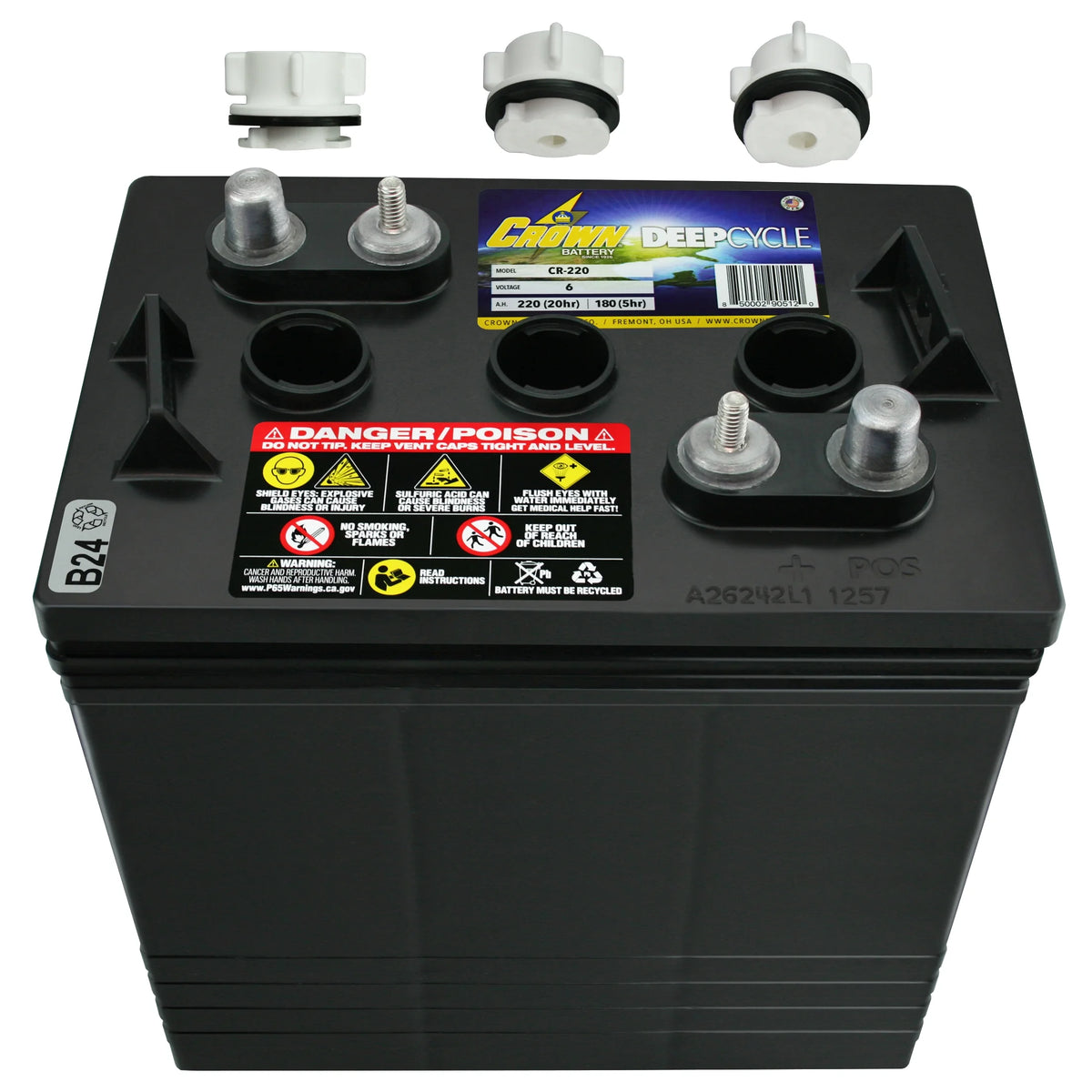 6V 240AH Deep Cycle Battery N18747
