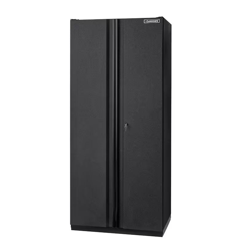7-Piece Heavy Duty Welded Steel Garage Storage System in Black I53687