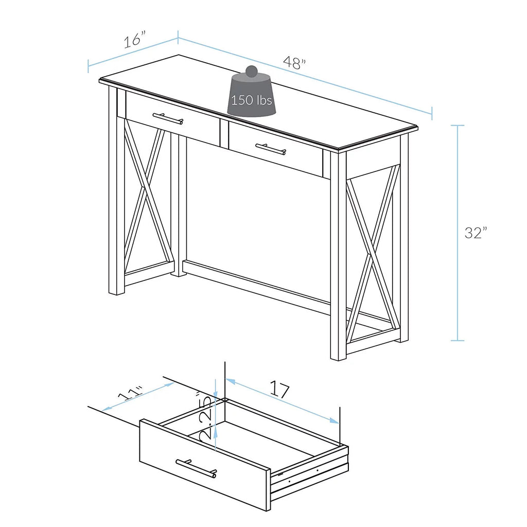Black Console Table Q102