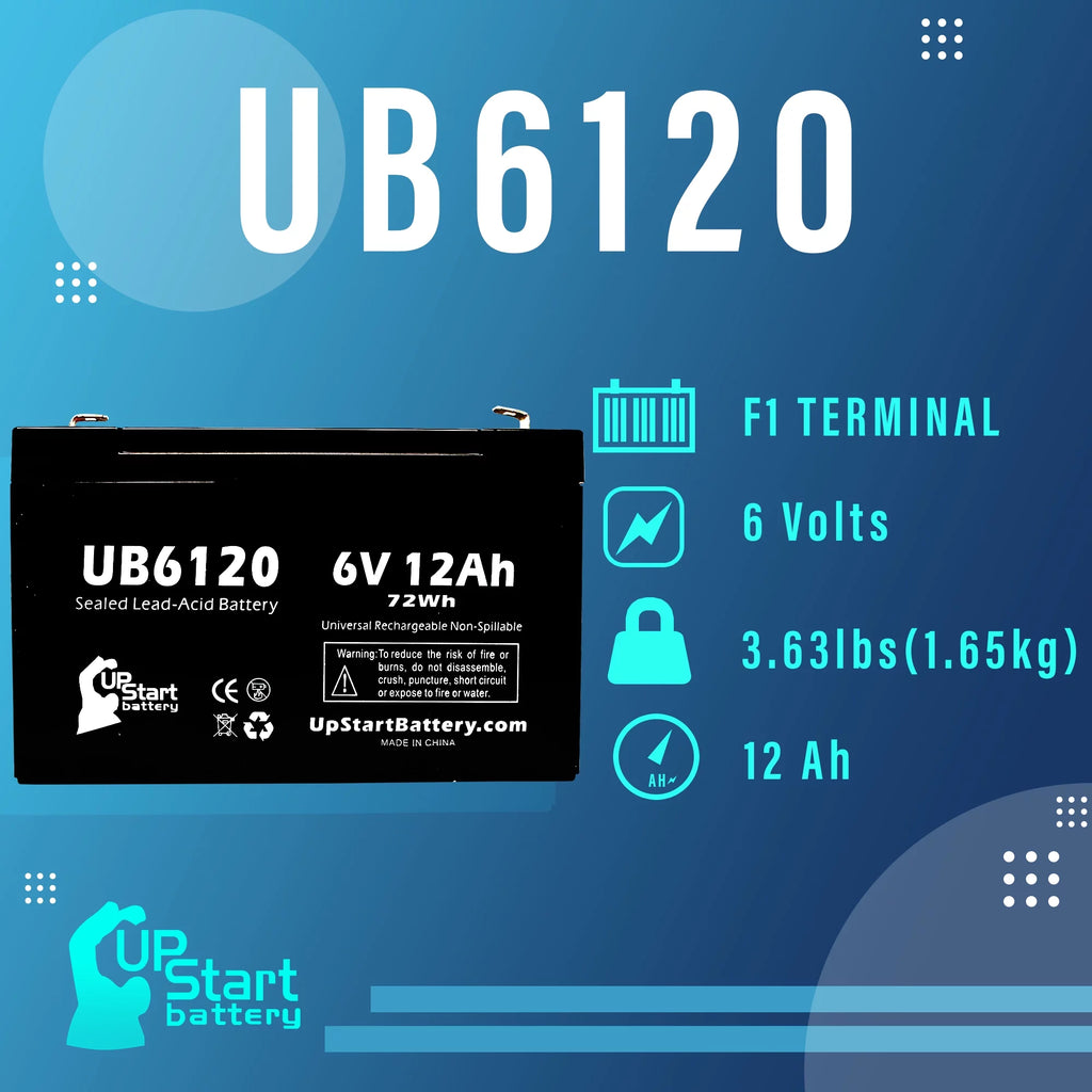 6V 12Ah Sealed Lead Acid Battery P536780