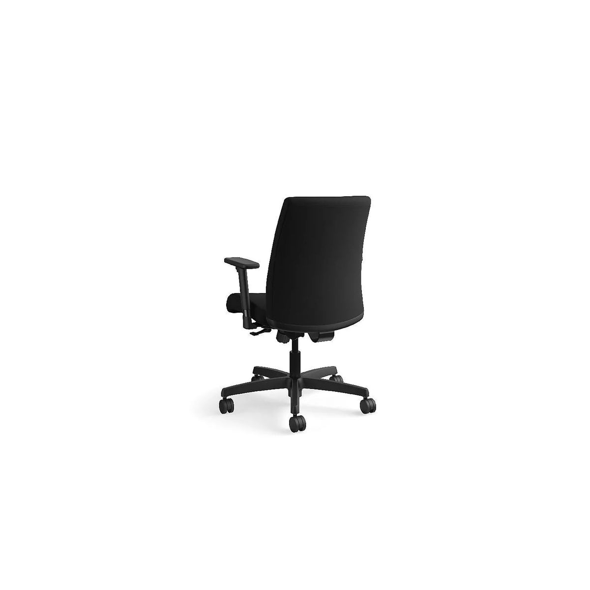 Black Fabric Low-Back Task Chair N407