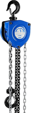 Heavy Duty Manual Chain Hoist 1 Ton 40 ft Lift Steel Chain T986009