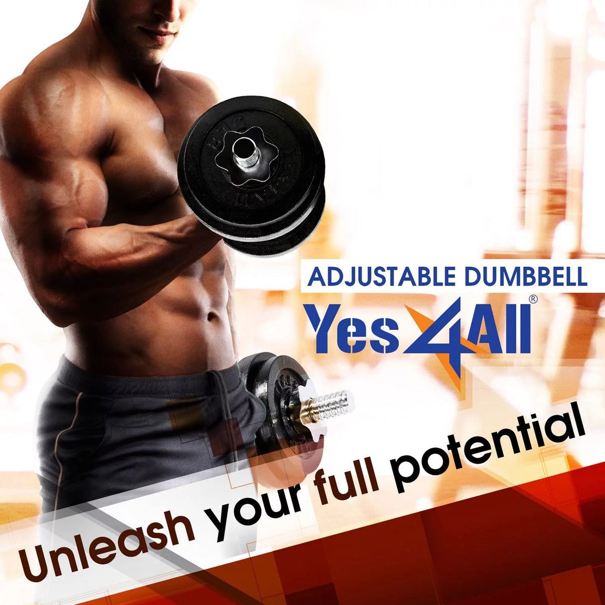 50 lbs Adjustable Cast Iron Dumbbell Set C158