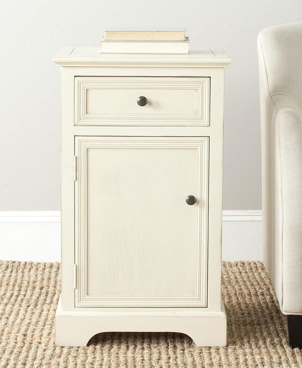 French Grey End Table N27708