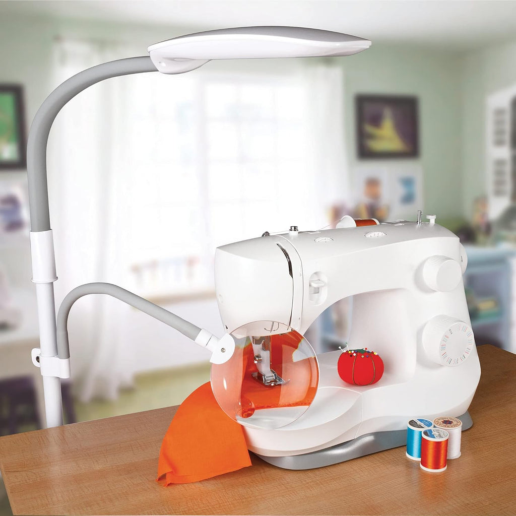 Dimmable LED Floor Lamp with Magnifier P3267