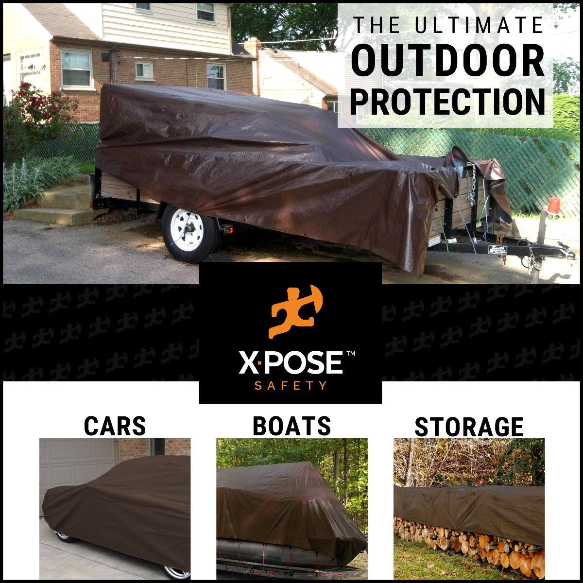 Heavy Duty Brown Poly Tarps 10 x 20 Case of 3 L700