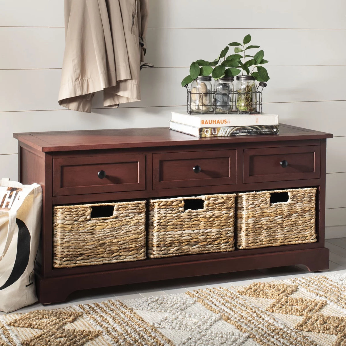 3-Drawer Storage Bench S42793