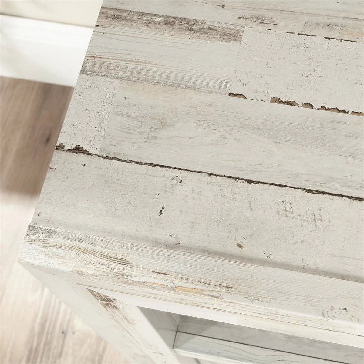 White Engineered Wood Lateral File Cabinet U107
