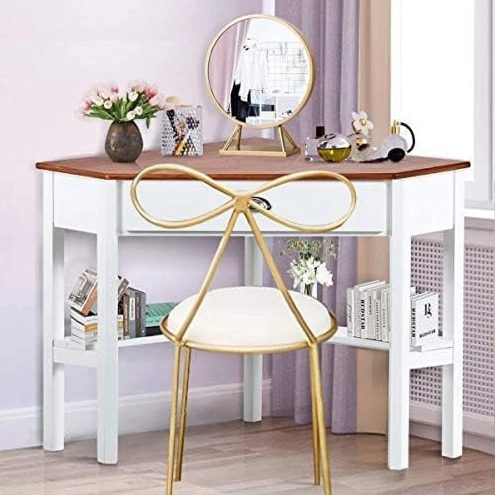 Corner Computer Desk with Drawer D452746