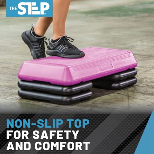 Exercise Step Platform with 2 Risers Y126
