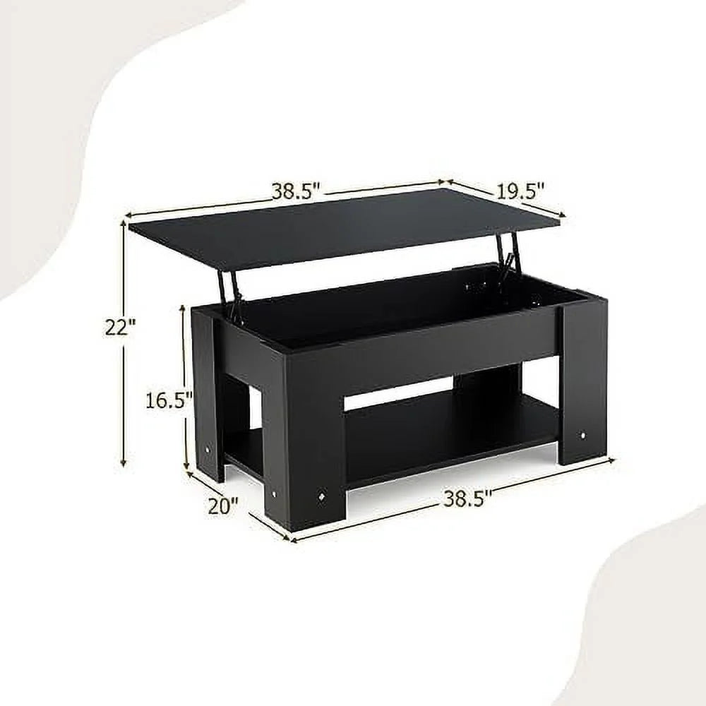 Lift Top Coffee Table with Hidden Compartment N42924