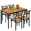 Dining Table Set for 4 with 4 Chairs Y6037