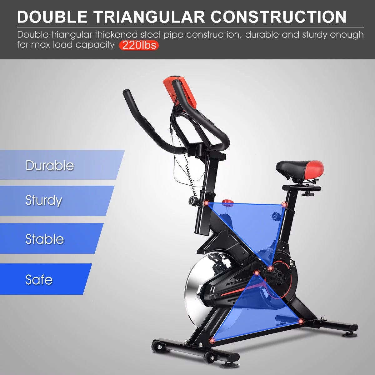 Indoor Cycling Bike Exercise Trainer X99960