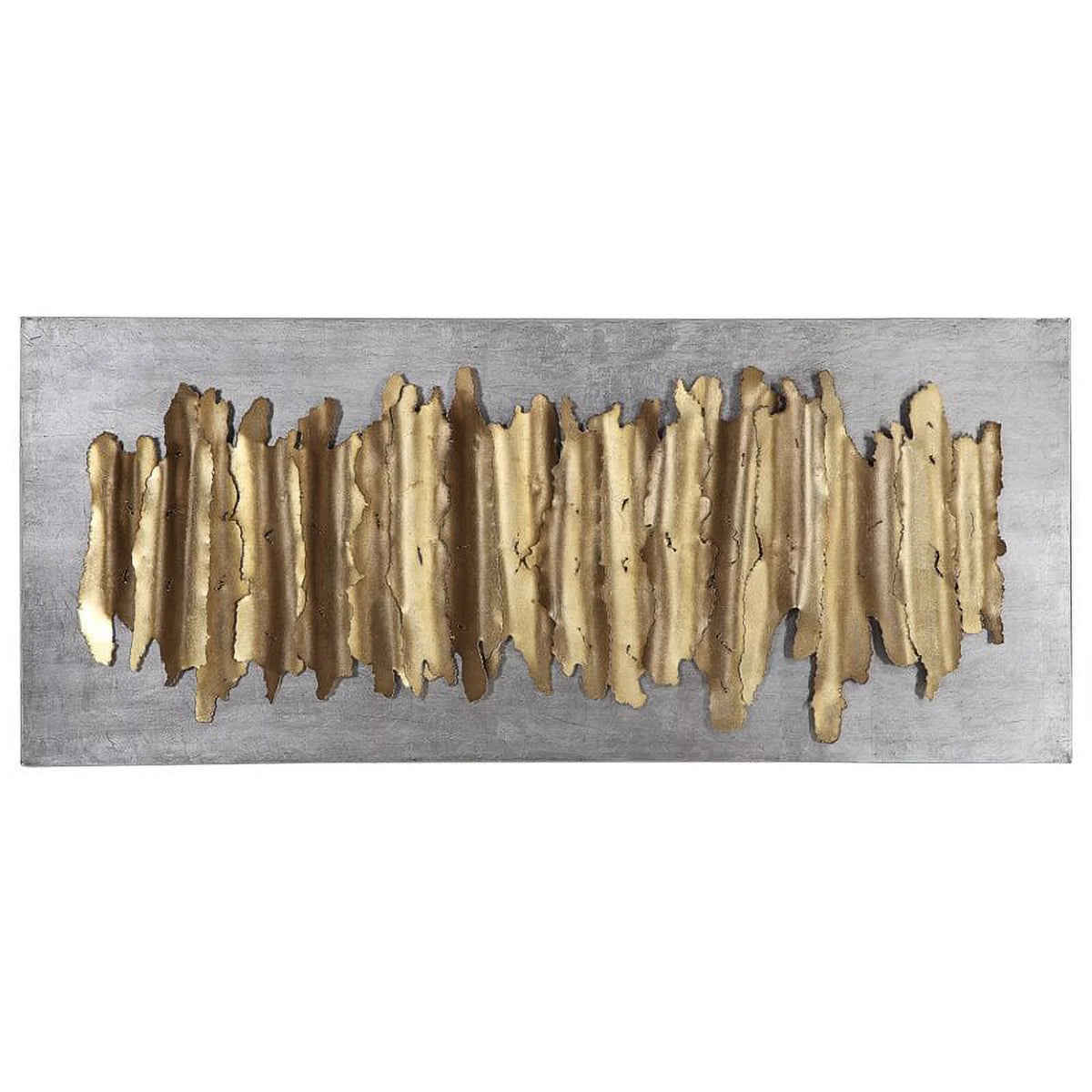 Metal Wall Decor in Antique Gold I95521