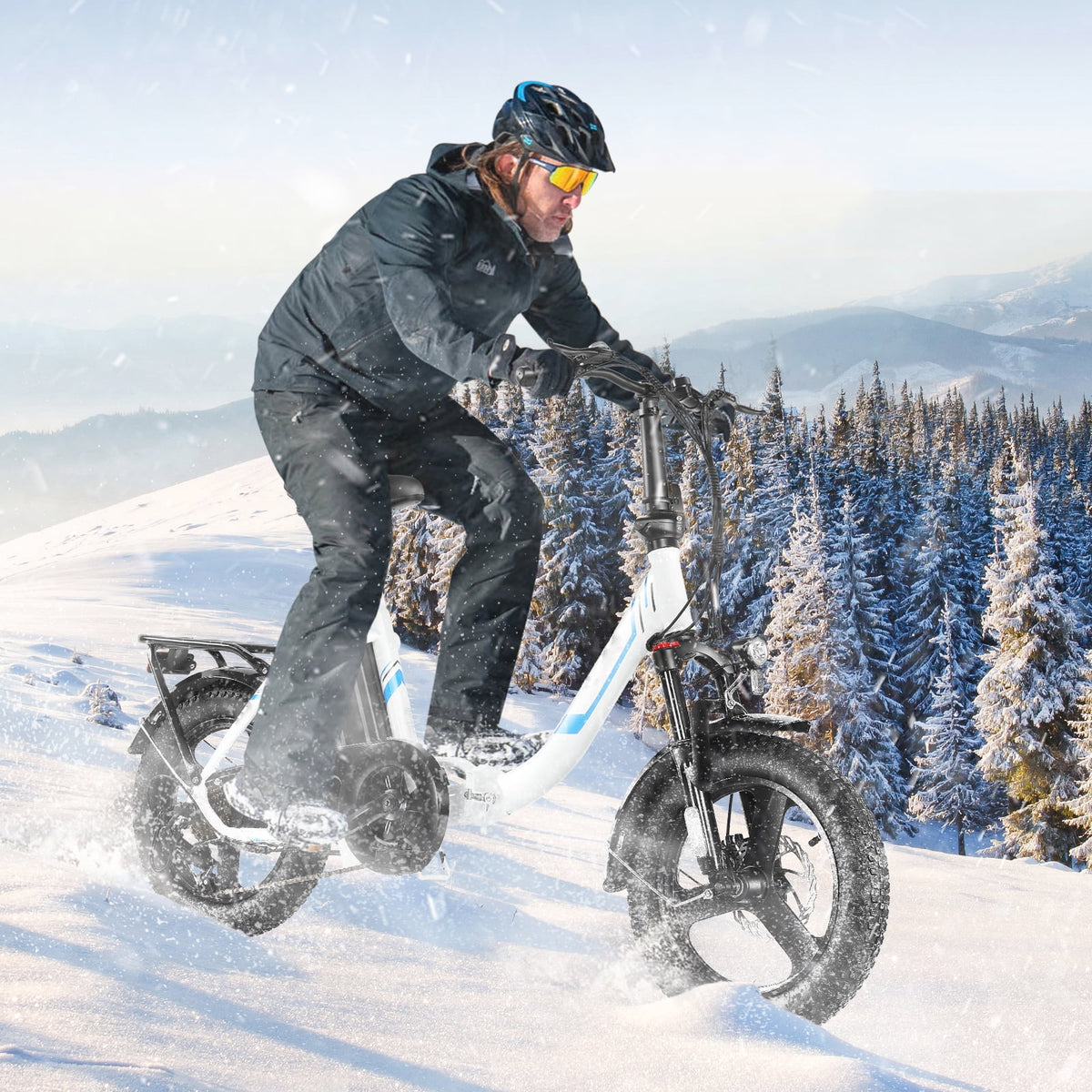 Foldable 350W Electric Bike with 48V Battery B427