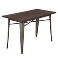 Metal Outdoor Dining Table 31 x 31 Inches D129