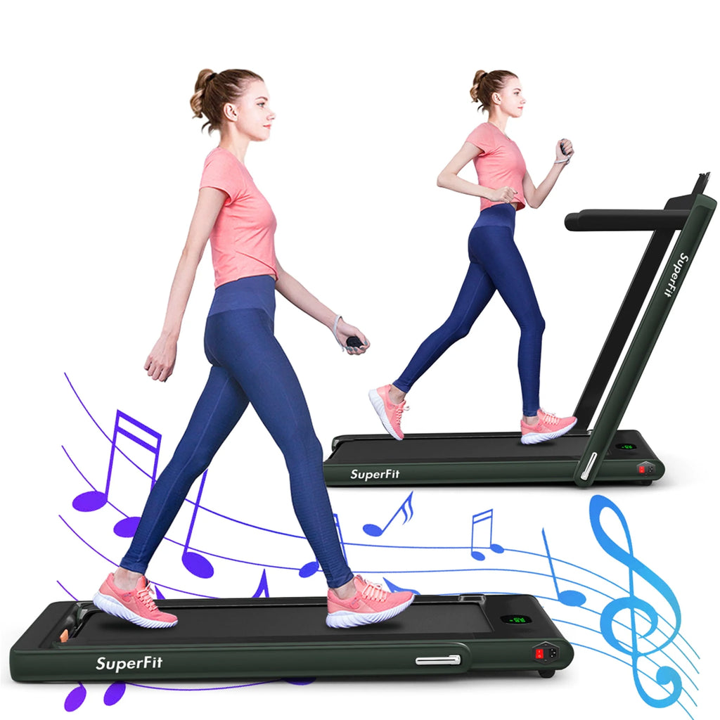 Folding Motorized Electric Treadmill H2514