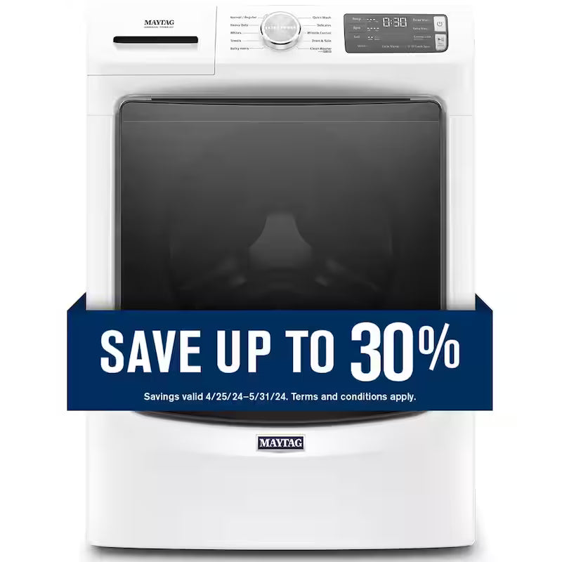 White 4.5 cu. ft. Stackable Front Load Washing Machine V427