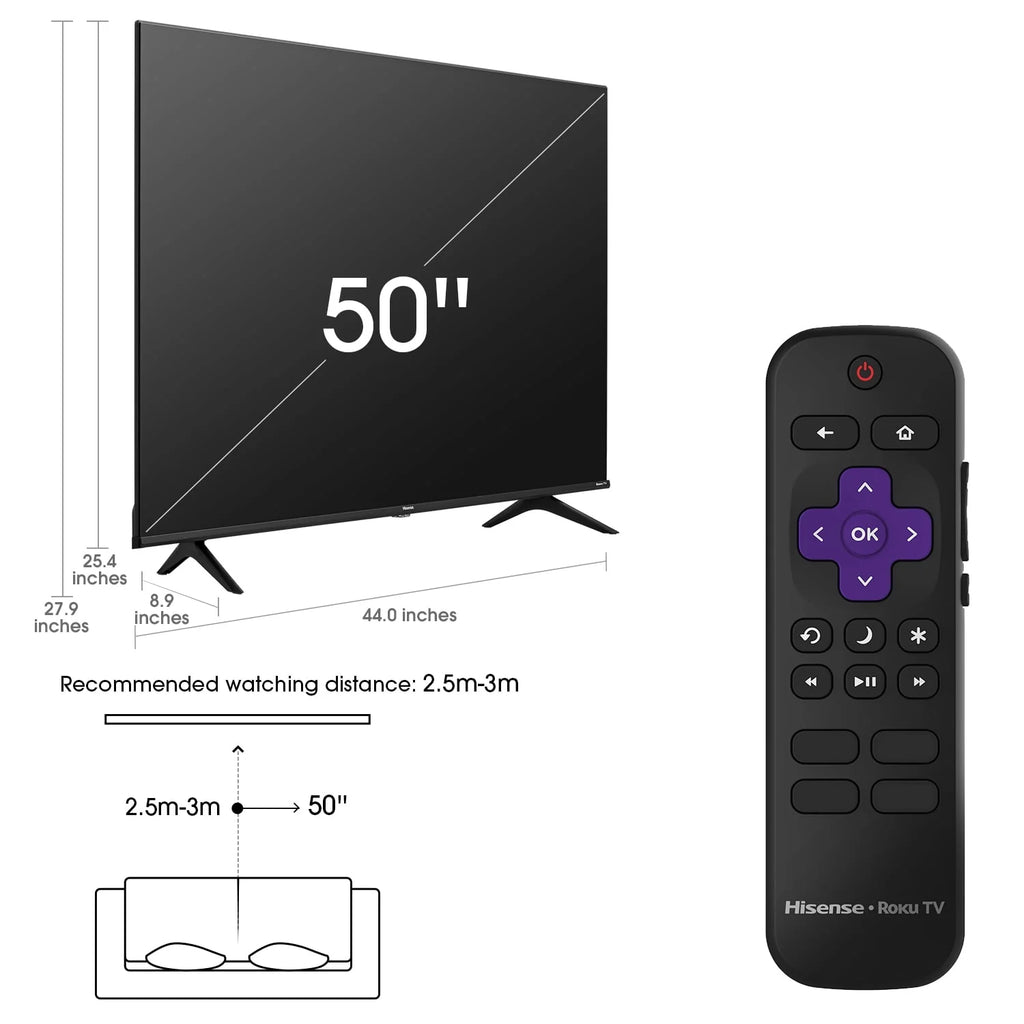 50 Class 4K UHD LED LCD Smart TV HDR R63472