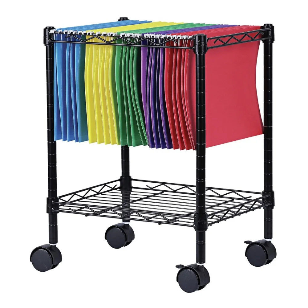 Compact Metal File Cart P8476