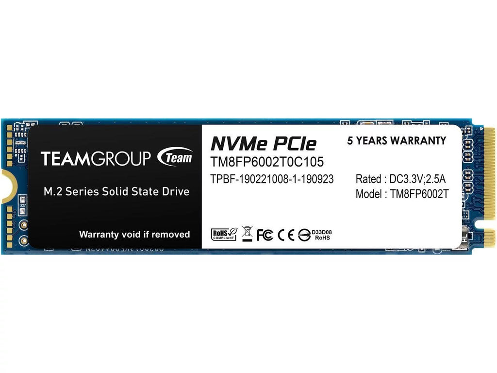 2TB PCIe 3.0 x4 NVMe Internal Solid State Drive (SSD) H561