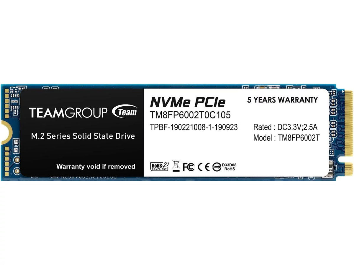 2TB PCIe 3.0 x4 NVMe Internal Solid State Drive (SSD) H561