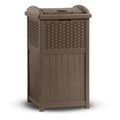 Brown 33 Gallon Outdoor Trashcan Hideaway S305526
