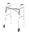 Two Button Folding Walker with 5 Wheels C987809