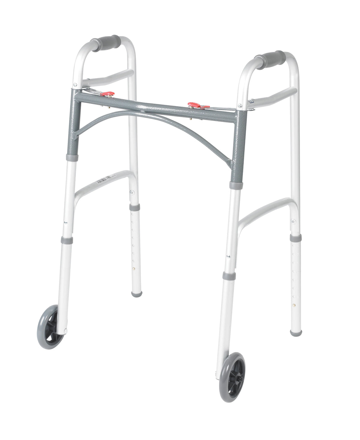 Two Button Folding Walker with 5 Wheels C987809