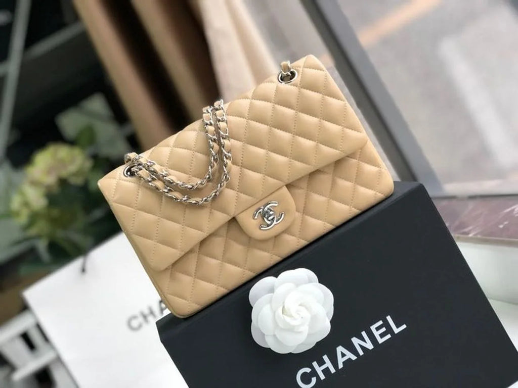 Beige Shoulder and Crossbody Handbag N932