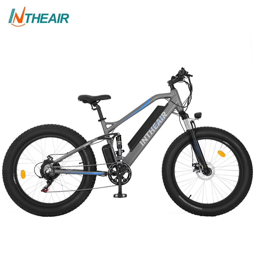 Electric Bike 26'' x 4 Fat Tire 750W Motor 48V 13Ah Battery J578753