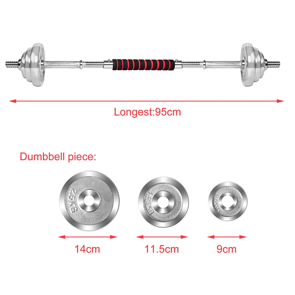 Adjustable Dumbbell Set 77lbs X4183
