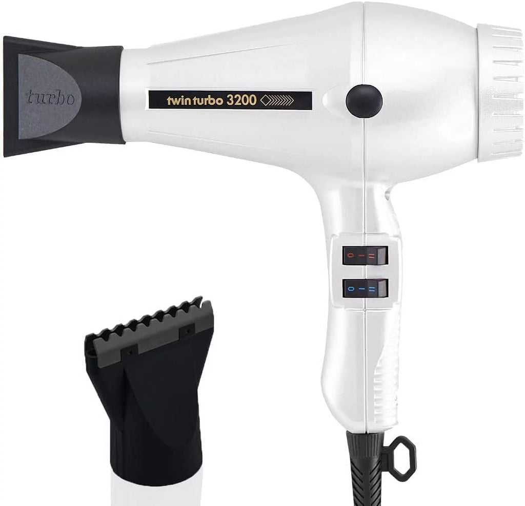 White Hair Dryer and Hot Blow Attachment B55703