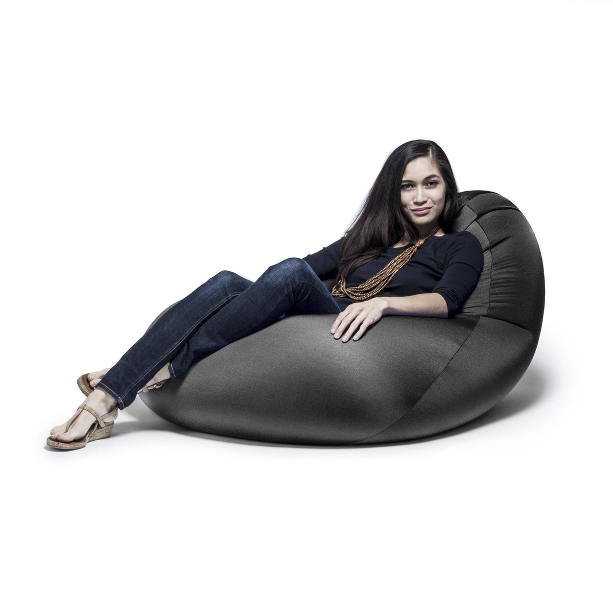 Large Black Spandex Bean Bag Chair X7147