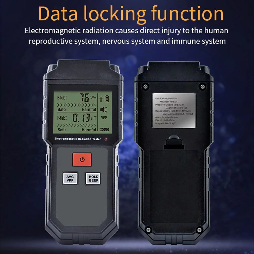 High Precision EMF Meter Electromagnetic Radiation Tester Digital Display S9967