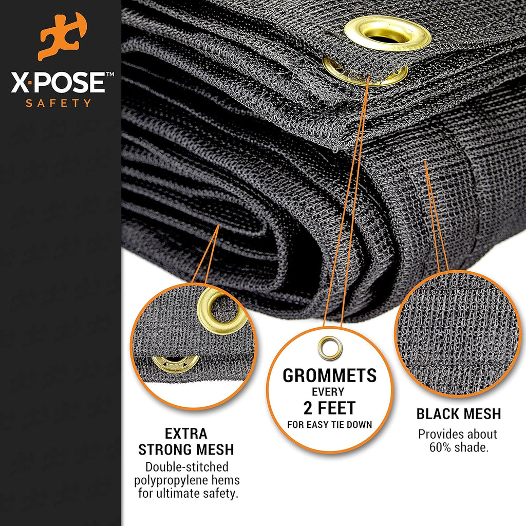 Heavy Duty Black Mesh Tarp 12' x 45' X54063