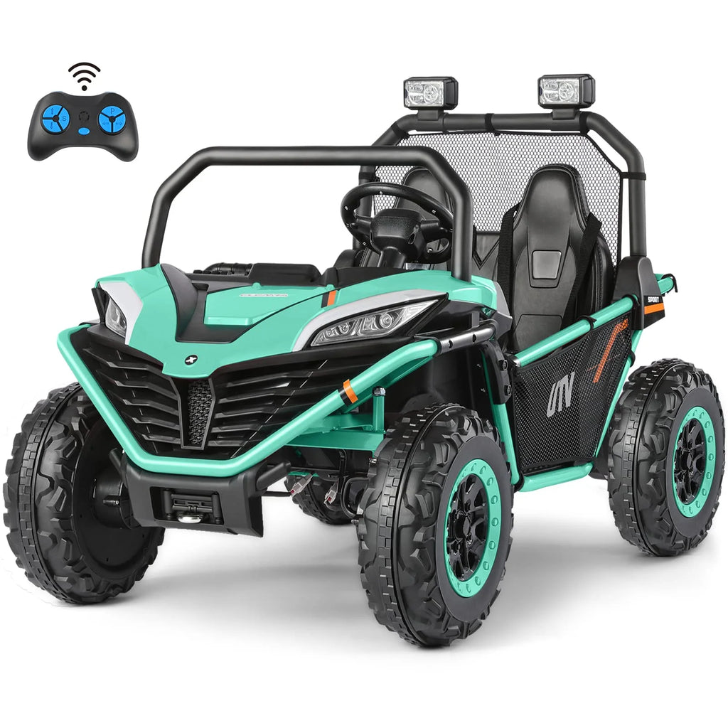Blue 2 Seater 4WD Ride on Truck A629
