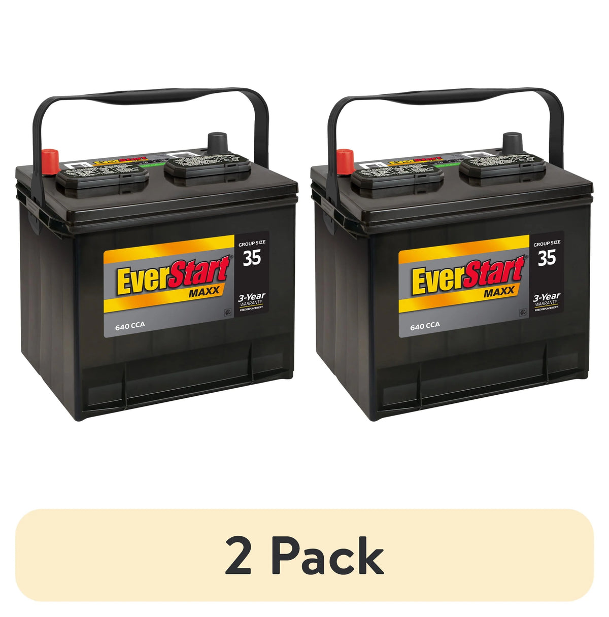 Lead Acid Automotive Battery Group Size 35 12 Volt 640 CCA C5170
