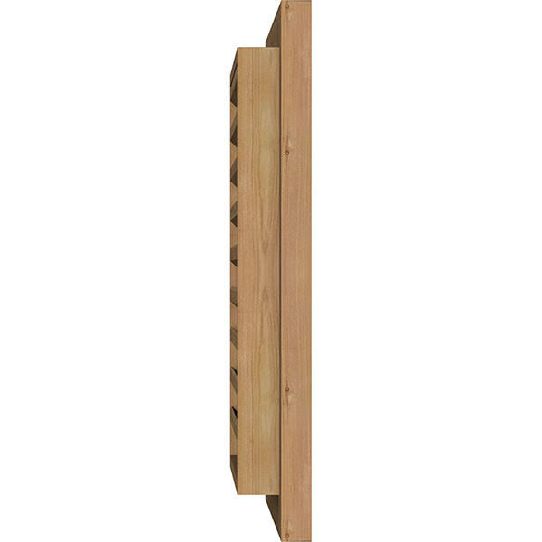 Unfinished Functional Vertical Gable Vent H713