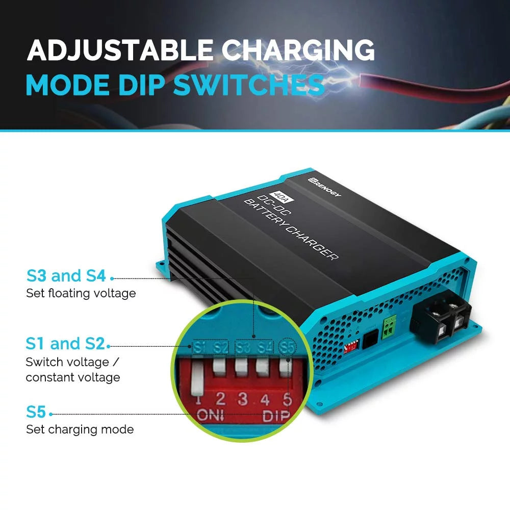 40A 12V DC to DC On-Board Battery Charger J730160