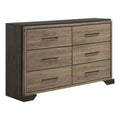 6 Drawer Wood Dresser R486